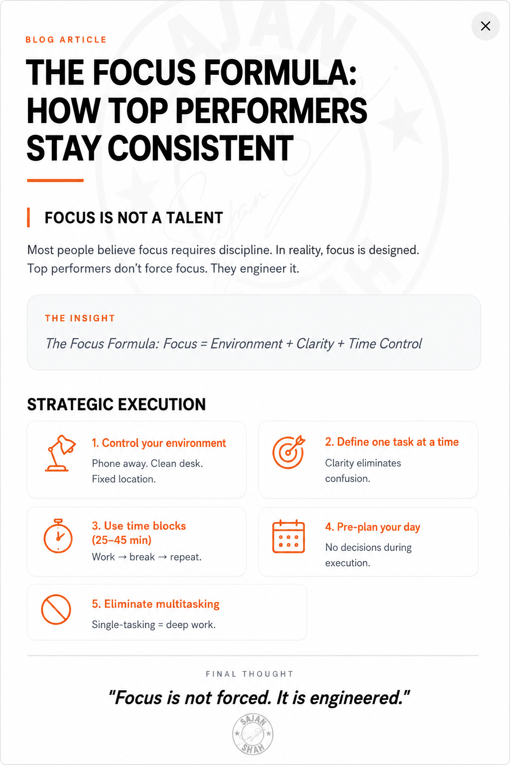 Strategies